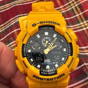 Casio G-Shock Vibrant Yellow Watch